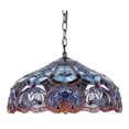 thumbnail image 3 of Two Light Ceiling Pendant with Gem Design Cabochons , Dark Bronze, 3 of 3