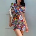 thumbnail image 2 of 2024 nuevo vestido ajustado de manga corta Sexy lindo conjunto vestidos elegantes para mujer ropa mujer jurk vestidos sexys mujer, 2 of 5