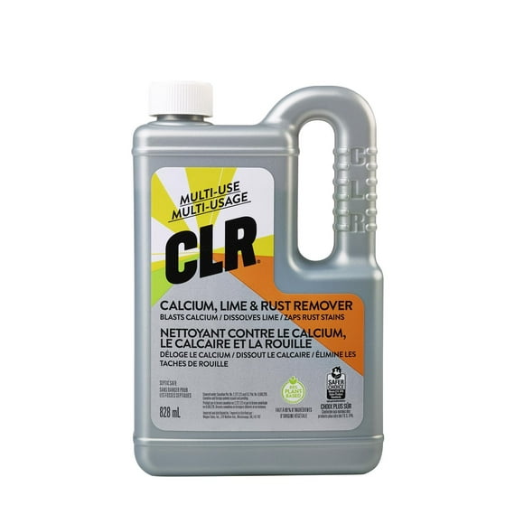 CLR - Décapant à calcium, à calcaire et à rouille 828 ml 828 ml<br>CLR calcium, calcaire, rouille