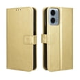 thumbnail image 1 of Funda tipo libro para Motorola MOTO G34 5G, cartera todo‑en‑uno, funda multifuncional con tarjetero y correa de muñeca desmontable, 1 of 5