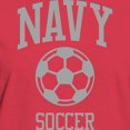 thumbnail image 3 of CafePress - U.S. Navy Soccer Women's Dark T Shirt - Women's Traditional Fit Dark T-Shirt, 3 of 4