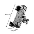 thumbnail image 6 of Shockproof Bike Phone Mount - 360° Rotatable Handlebar Holders, Mechanical Lock, Non-Sliping, 4.7-7.2 Inch Phone Bracket for Cycling, Motorcycle, Scooter Navigation for Commuters, 6 of 6