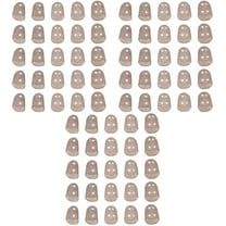 3 Pieces Rubber Finger Protector Protectors Instrument Thumb Guards Sleeves Grey