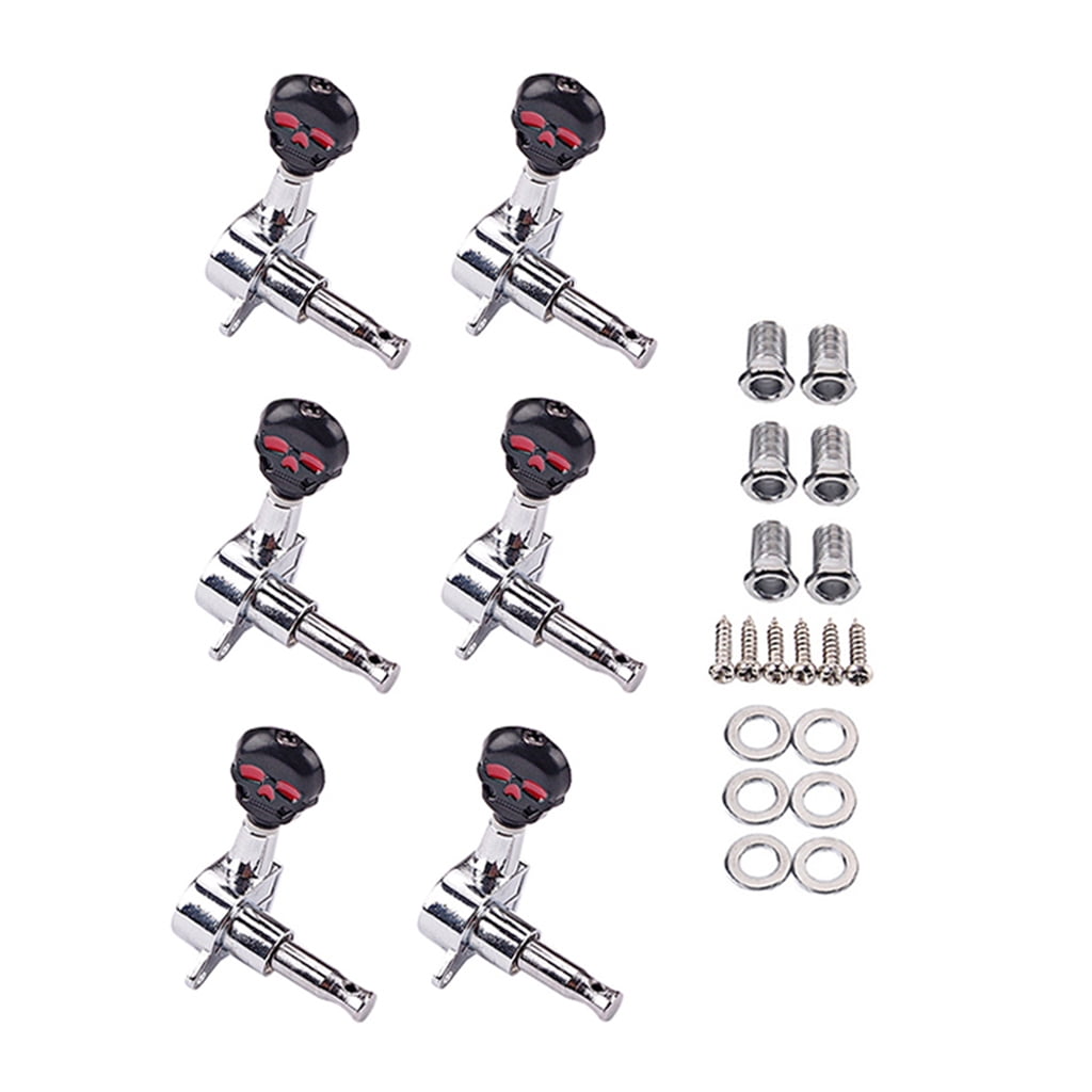 BQBQERT Professional Small Sealed Guitar Peg Tuning Pegs Tuner Machine Heads for Acoustic Folk Electric Guitar