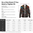 thumbnail image 6 of Haiem Vibrant Skull Soldier UPF 50+ Fishing Shirts for Men Long Sleeve UV Sun Protection Hoodie Non-Mask Outdoor Hiking Shirts, 6 of 8