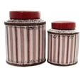 thumbnail image 2 of Tabletop Sugar Cookies Canister Set/2 Ceramic Vintage Look Lc0826, 2 of 2