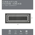 thumbnail image 6 of Washable Skid-Resistant Runner Rug, Border, Dark Grey and White, 26" x 60", 6 of 8