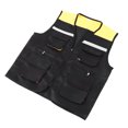 thumbnail image 4 of <p>Worker Vest Work Vest Reflective Multi Pockets Practical Engineer Vest For Construction Site Mechanical Operation</p>, 4 of 7
