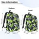 thumbnail image 2 of Disketp Football Mochila de Lona Estampada, Mochila Escolar de Viaje Ligera para Estudiantes y Portátil-Medium, 2 of 5
