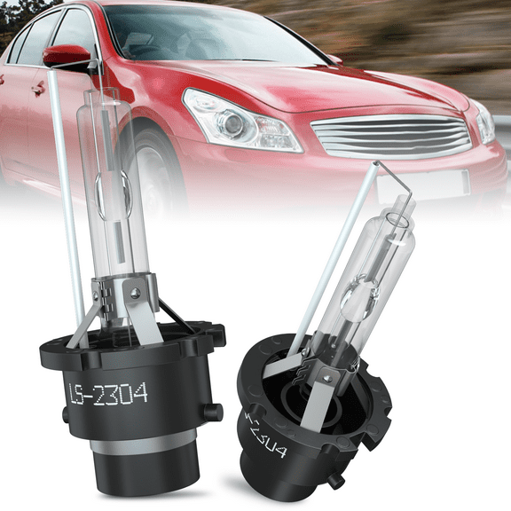 D2S Xenon HID Headlight Bulbs for Infiniti G37 2009 2010 2011 2012 2013 2014 LED Low Beam 35W White,2pcs