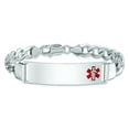 thumbnail image 3 of Sterling Silver Anchor Medical ID Bracelet 7", 3 of 4