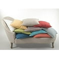 thumbnail image 3 of Fennco Styles Fringed Design Down Filled Linen 20-Inch Throw Pillow (Navy Blue), 3 of 3