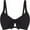 Black, variant on Staron Women's Bikini Swimsuit Push-Up Padded Sleeveless Solid Bathing Suit High Cut Slimming Beach Vacation Pool Party, Black S