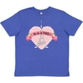 thumbnail image 3 of Inktastic Paris Oo-la-la with Eiffel Tower and Flowers in Pink Heart Youth T-Shirt, 3 of 5