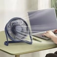 thumbnail image 7 of 5 inch USB Desk Fan,Topboutique Small Portable Fans,Electric Table Fan,Desktop Fans for Home Office,Compact Fan,Travel Fan for Camping Outdoor,Orange, 7 of 7