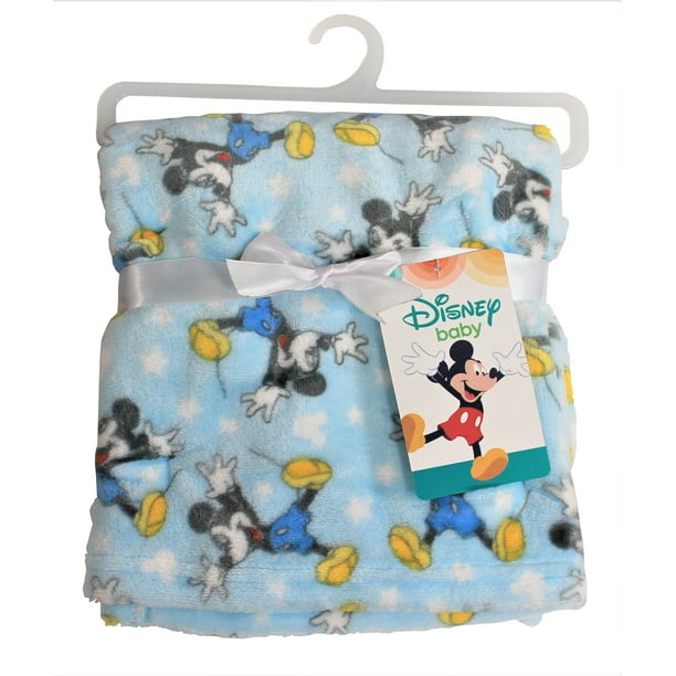 Disney Mickey Mouse Fleece Baby Blanket Walmart Com Walmart Com