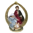 thumbnail image 4 of Figura navideña de Sagrada , 15,5 x 19 cm, ligera, para decorar repisas navideñas, decoración tradicional de mesa hecha a mano de resina., 4 of 10