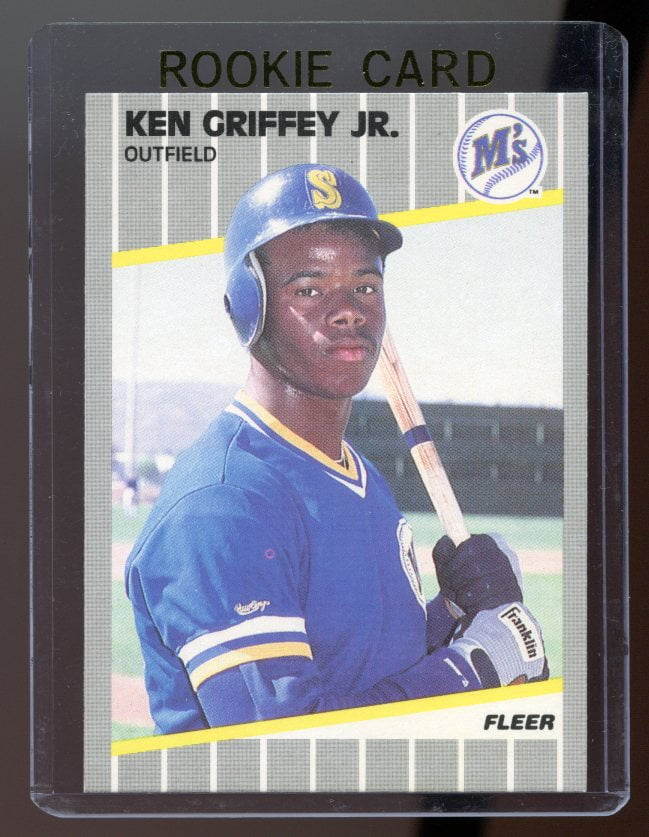 1989 Fleer #548 Ken Griffey Jr. Mariners RC Rookie Card