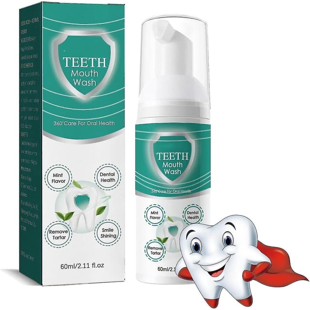 Teeth Mouthwash, Teethaid Mouthwash, Teeth Whitening Mousse Foam, Calculus Removal, Eliminating Bad Breath, Preventing-Healing Caries