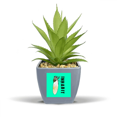 thumbnail image 1 of Inhabit Cicada Allemada Neviifolia Bugs Fake Pineapple Flower Pot Vase Mini Decor, 1 of 3