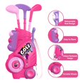 thumbnail image 3 of Juego de golf Liberty para niños pequeños con colchoneta de 2 a 5 años, color rosa, 3 of 8