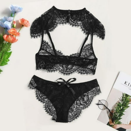 La Belle Fantastique Camille 2 Pieces Sexy Lingerie Set | See Through Lingerie Bridal | Personalized Gift For Her Wedding Gift
