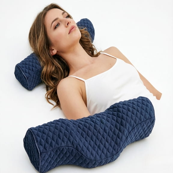 Bogey's Antidote Cervical Neck Roll Pillow,Memory Foam Pillow for Neck