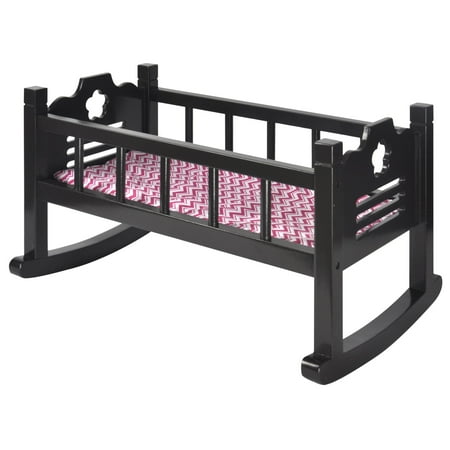Naomi Kids Doll Cradle Finish Espresso Walmart Com