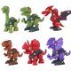 thumbnail image 2 of Juguetes de dinosaurios 6 piezas de juguetes de dinosaurios ensamblados, juguetes de construcción, bricolaje con caja de almacenamiento para niños Magideal Juguetes de dinosaurios, 2 of 6