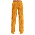 thumbnail image 6 of Yellow Fall, Autumn, & Halloween Themed Pajama Pants Soft Sleep Pants Lounge Wide Leg Pj Bottoms XL, 6 of 6