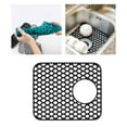 thumbnail image 1 of Silicone Sink Mat With Side Drain Hole, Non Slip Scratch Easy Maintenance Sink Grid For Kitchen Home, Durable Food Mat, 1 of 8