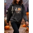 thumbnail image 4 of Bold Pumpkin Spice Quote Hoodie for Men and Women, Unisex Pullover Hooded Sweatshirt, Comfortable Cotton Poly Blend, Autumn Coffee Lover Casual Outfit, 4 of 5
