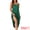 Dark Green, variant on DARING DIVA Women's Satin V Neck Sleeveless Sleepwear Silky Nightdress S Dark Green