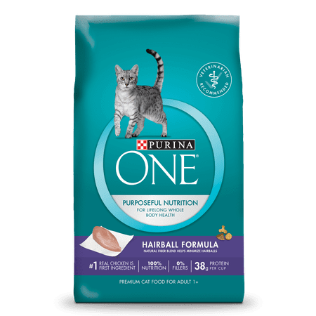 Purina ONE Hairball Formula Adult Dry Cat Food - 16 lb. Bag