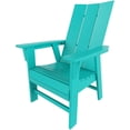 thumbnail image 2 of Shoreside Modern Curveback Adirondack Plastic Dining Chair, 2 of 9