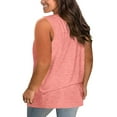 thumbnail image 2 of Sherrylily Women Plus Size Tank Tops Summer Sleeveless Criss Cross Casual Loose Shirt, 2 of 3