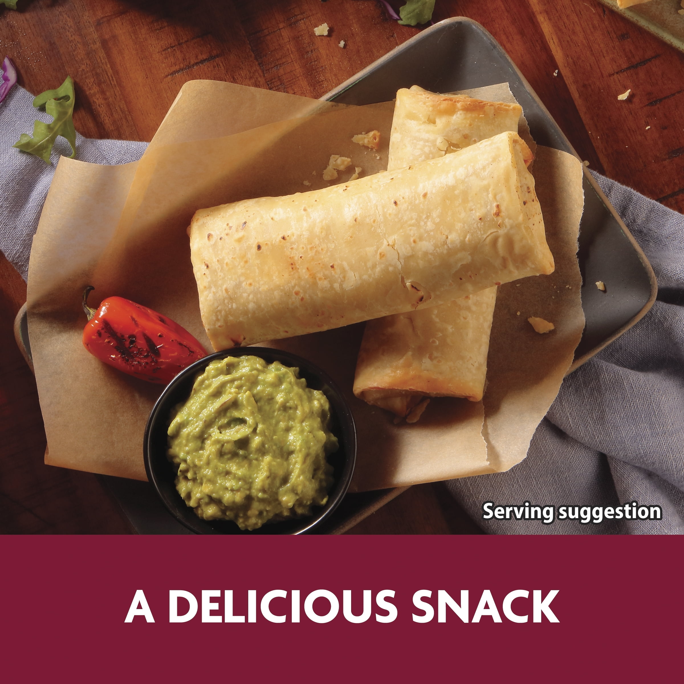 El Monterey® Signature Loaded Nacho, Beef, Black Bean and Three-Cheese  Chimichangas 10 ct Pack, Appetizers & Snacks