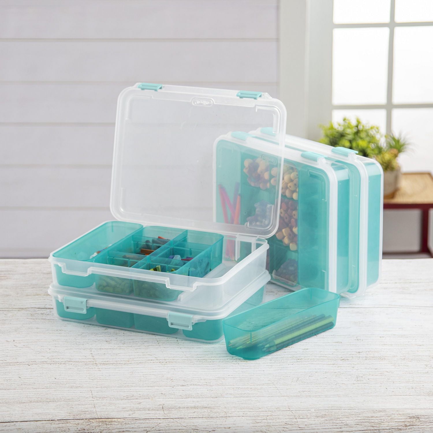 Sterilite Divided Case Storage Container