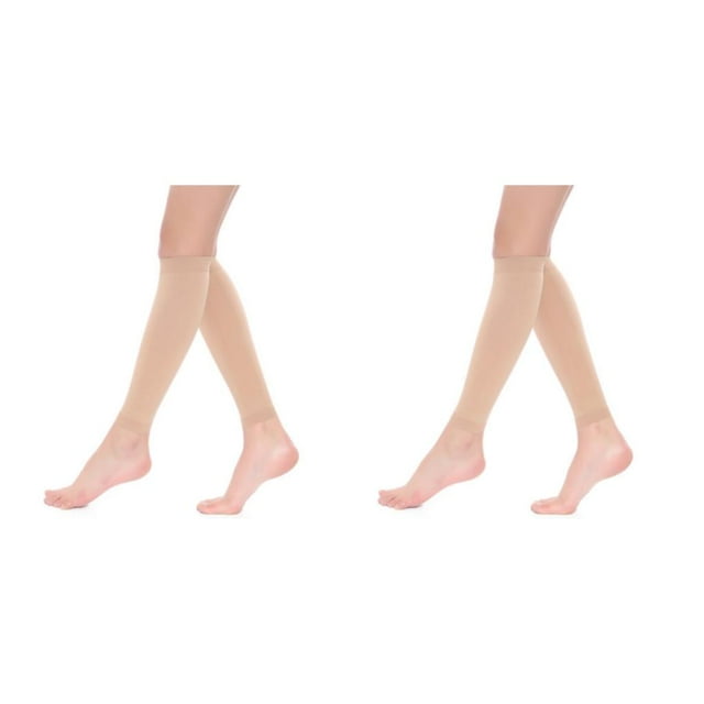 Wweixi Compression Stocking For Women Men Comfortable Fit And Long-lasting Performance skin color L 2Set