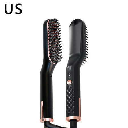 Hair Straightening Irons Beard Grooming Kit Boy Multifunctional Men Beard  Straightener Styling Hair Comb Brush | Walmart Canada
