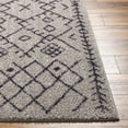 thumbnail image 5 of Mark&Day Washable Rugs, 9x12 Deeanna Global Light Gray/Black Area Rug, Grey Black Carpet for Living Room, Bedroom or Kitchen (8'10" x 11'9", Machine Washable), 5 of 6