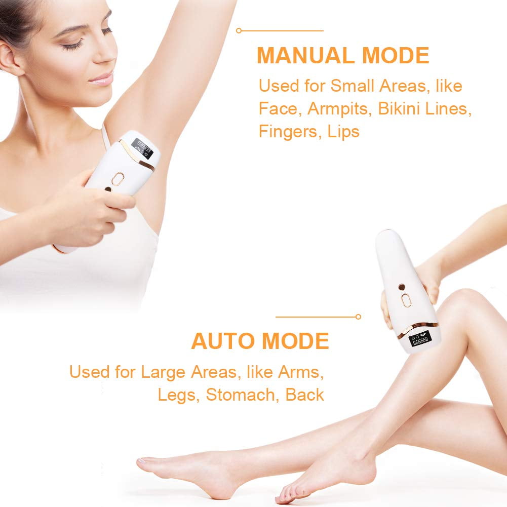 Laverner IPL Hair Removal Permanent Painless Laser Hair Remover Device for Women and Man Upgrade to 999,999 Flashes