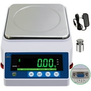 RUISHAN 6000gx0.01g Precision Balance Lab Analytical Scale RS232 port AC100-240V Industrial Scale Counting Scale Postal Scale Scientific Gram Scale Clark Scale Gold Scale for Lab, Industrial, Busines
