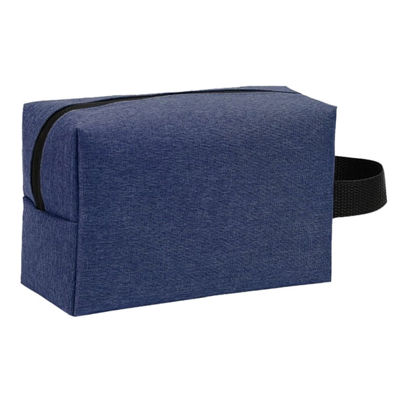 Dengmore Makeup Bag for Women Men Portable Cosmetic Bag with Handle Water Proof Shaving Bag Toiletry Bag PU Leather Travel Cosmetic Storage Bag Cosmetic Organizer