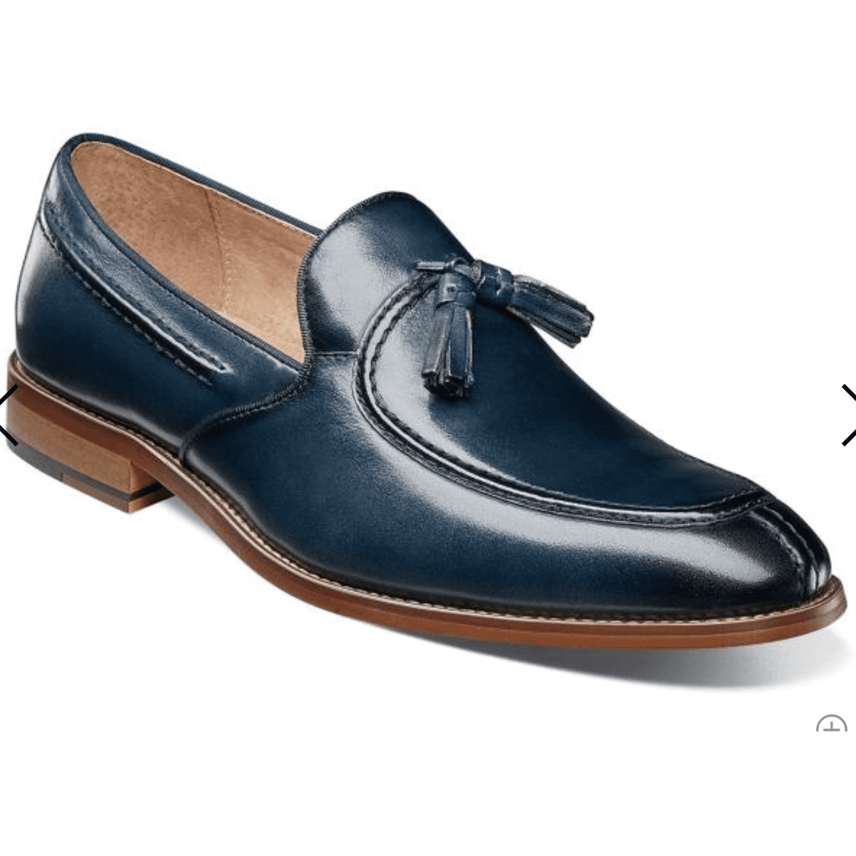 Stacy Adams - Stacy Adams Donovan Moc Toe Drop Tassel Shoes Indigo 25232-401 - Walmart.com