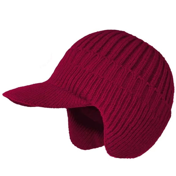 Thermal Insulated Ear Cover Hat Soft Knit Winter Essential Breathable Thermal Hat For Daily Outdoor Use