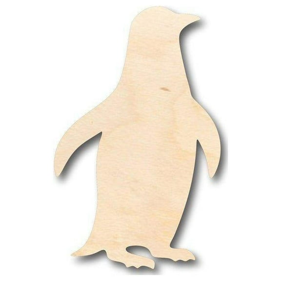 Unfinished Wood Penguin Shape - Animal - Wildlife - Craft - up to 46" DIY 18" / 1/8"