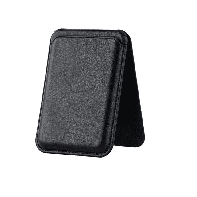 Tarjetero Magsafe Con Soporte iPhone, Cartera Magnética 2en1 Xtellar negro