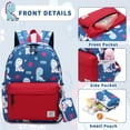 thumbnail image 4 of Kids backpacks,Mygreen Cute Lightweight Water Resistant Preschool Backpack for Boys and Girls Chest Strap Unicorn Pink, 4 of 7