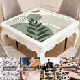 thumbnail image 6 of Decorative Boho Style Anti-Slip Table Mat for Mahjong 31.5x31.5 Inch Rubber Pad Reduces Noise for Card Games Board Games and Game Room Activities, 6 of 7